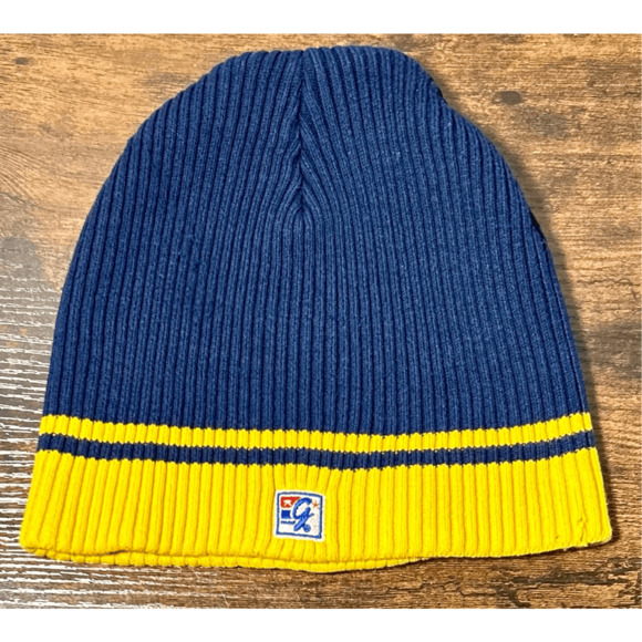Vintage Georgia Tech Yellow Jackets The Game Blue & Gold Beanie - Picture 5 of 8
